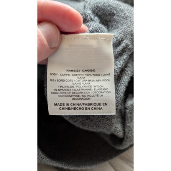 Nike x Tiger Woods Collection Mens Wool Pullover Crewneck Sweater Size XL Gray - Picture 4 of 6